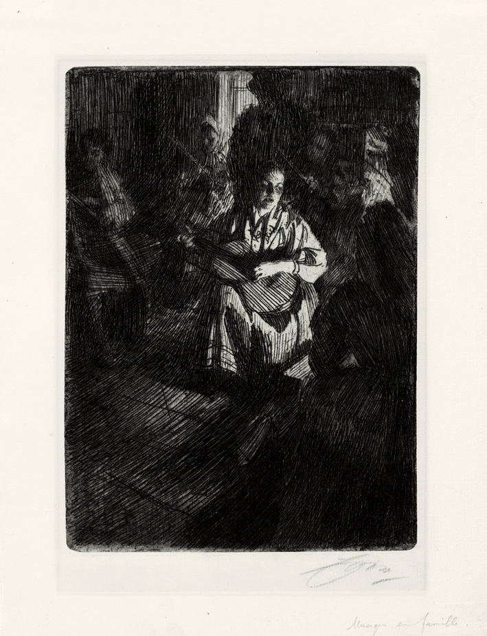  安德斯·莱奥纳德·佐恩 Anders Leonard Zorn —— 佐恩(素描) (101)